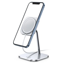 Lamicall DP09 Multi-Angle Adjustable Cell Phone Stand for Desk Universal Holder Dock Stable Mount for Smart Phone Facetime Videocolor: Silver, Device fix mode: Lay Flat