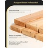 EDISHINE LED Wooden Table Lamp, Touch Dimmable & Memory Function,