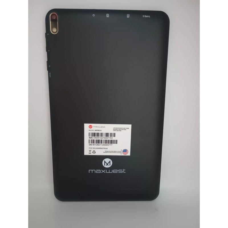 Maxwest Nitro 8 32GB MXN81ww WiFi LTE Tablet Bundle NEW
