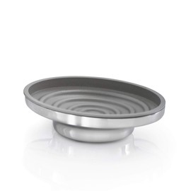 Robert Welch Oblique, Soap Dish. Made from 18/10 stainless steel. Easy to clean.