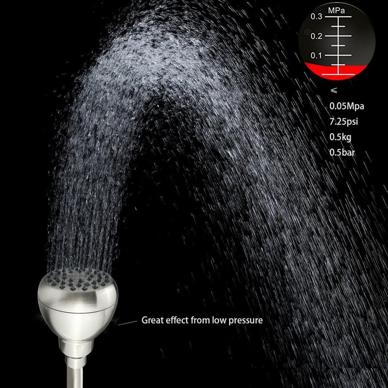 Nuodan High Pressure Shower Head - Powerful Bathroom Pressure Boosting