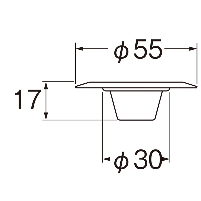 SANEI PH621A-S Wide Brim Garbage Strainer, Compatible Drain Diameter: 1.2