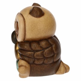 THUN - Mini gufo Lucky portafortuna - ceramica - Collezione Animali - 4,7 x 4,3 x 5,3 cm