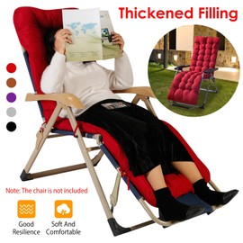 iMounTEK 67in Chaise Lounger Cushion Recliner Rocking Chair Pad Sofa Mat Deck Chair Cushion Chair Cushion Long Bench Cushion for Outdoor Furniture/prored