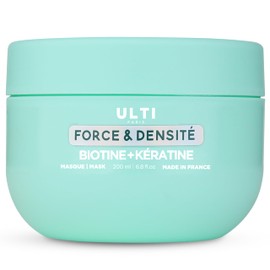 ULTI Paris Keratin + Biotin Mask, Argan, Hyaluronic Acid and Biotin. Mask Treatment for Dry and Damaged Hair, 200 ml
