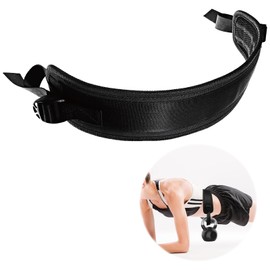 Lotnery Adjustable Hip Thrust Belt for Gym & Home with Thickened Non-Slip Padding | Weight Belt Compatible with Dumbbells, Kettlebells, Weight Plates | Secure Hip Thrust Pad for Glute Training, Squats