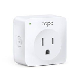 TP-Link Tapo Smart Plug Mini, Smart Home Wifi Outlet Works with Alexa Echo & Google Home, No Hub Required, Remote Control Your Home Appliances from Anywhere (P100)