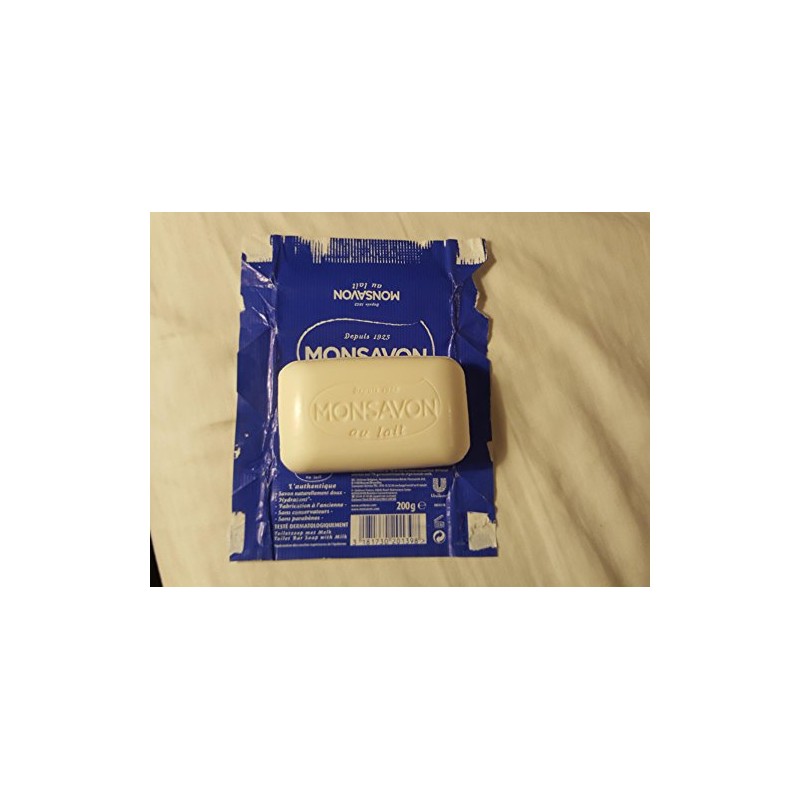 Monsavon Au Lait Soap 200g (4 Bars Soaps of 200g)