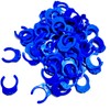 YZMSZ 1/4" O.D. Tube Fitting Blue Locking Clip Clamps for