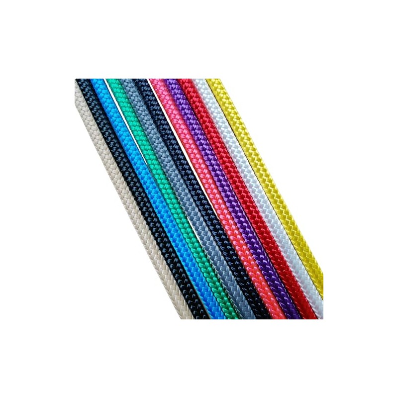 6mm Double-Braided Polyester Rope for Sailing Boating Yachts Dinghies Equestrian