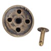 100 Sets Mushroom Rivets Stud 22mm DIY Iron Cone Spikes