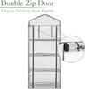 Christow Greenhouse Cover Replacement 4 Tier, Reinforced Mini Growhouse Protector