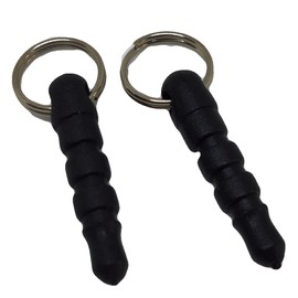 Wumio Earphone Jack for Strap - Set of 2 - Earphones Jack Earphones with Rings for Smartphone