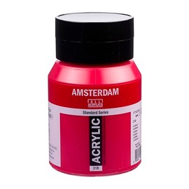 Amsterdam Standard Series Acrylic Jar 500 ml Carmine 318 (17723182)