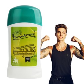 Professional Tattoo Transfer Gel Cream - Safe, Non-Irritating Tattoo Stencil Application Gel for Body Art, Makeup, and Temporary Tattoos - Compatible with All Skin Types and Transfer Paper - 150ml