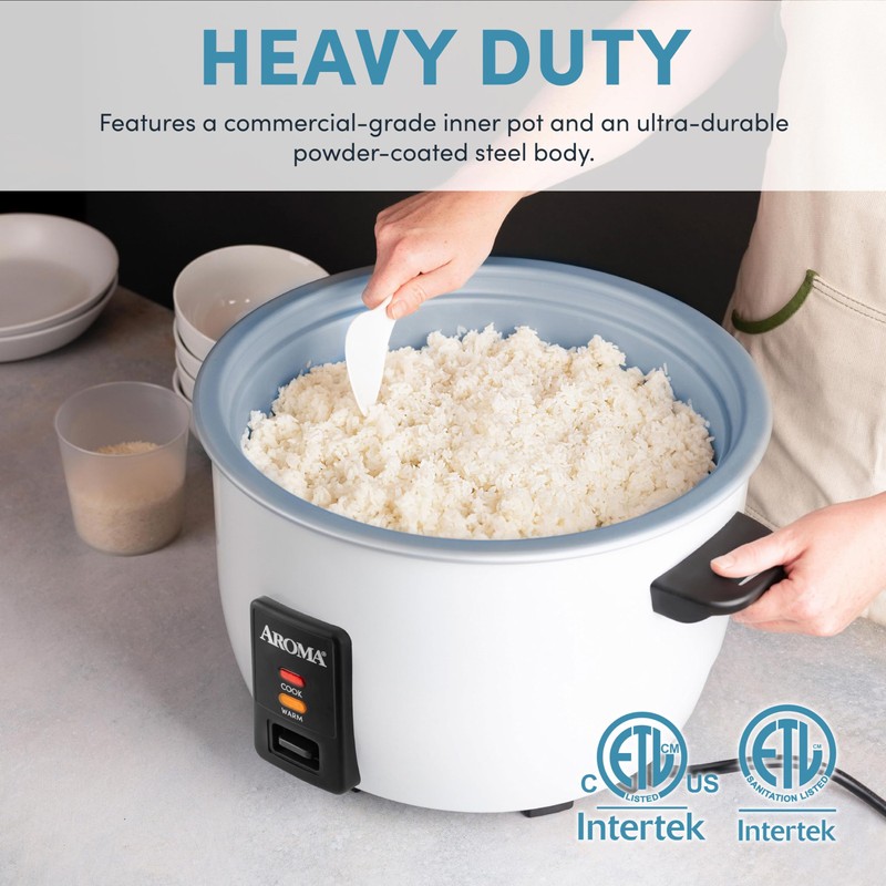 Aroma 40-Cup Commercial Rice Cooker and Warmer