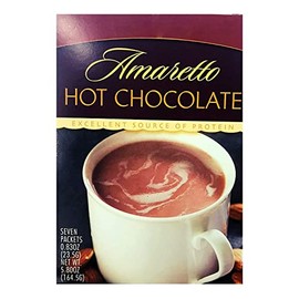 Amaretto Hot Chocolate Protein drink - Healtwis, 15g Protein, 7 Packets/Box