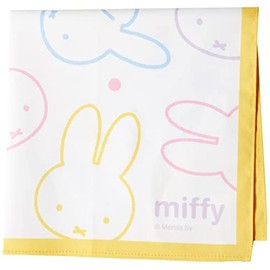 Marushin 5825003100 Lunch Cloth, Miffy, Pastel Colorful, Kindergarten, School Entrance Goods, Kindergarten, Elementary School, Boys, Girls, 16.9 x 16.9 inches (43 x 43 cm)