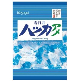 Kasugai Hakka Ame - Three(3) Packs Japanese Peppermint Flavored Hard Candy 147g