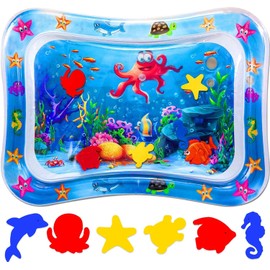 Water Play Mat, Baby Toys and Toddler Entertainment Activity Game Center, Used for The Growth of The Brain of Boys and Girls, Suitable for 3-12 Months of BPA-Free Baby Toys