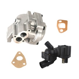 MOCA Oil Pump and Thermostat Housing Compatible with 2002 for Mercury Mountaineer 4.0L & 2002 for Ford Explorer 4.0L 245Cu. In. V6 GAS SOHC Naturally Aspirated