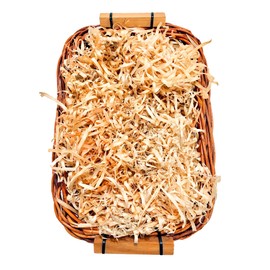 Viruta artesanal decorativa madera natural relleno canastas embalaje compost DON VIRUTAS (100 gr)