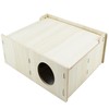 Amonk 10x8x4in Multi-Chamber with Play Tunnel Hamster House for Small