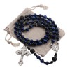 Luomu Lava and Tiger's Eye Stone Rosary 8mm Beads St
