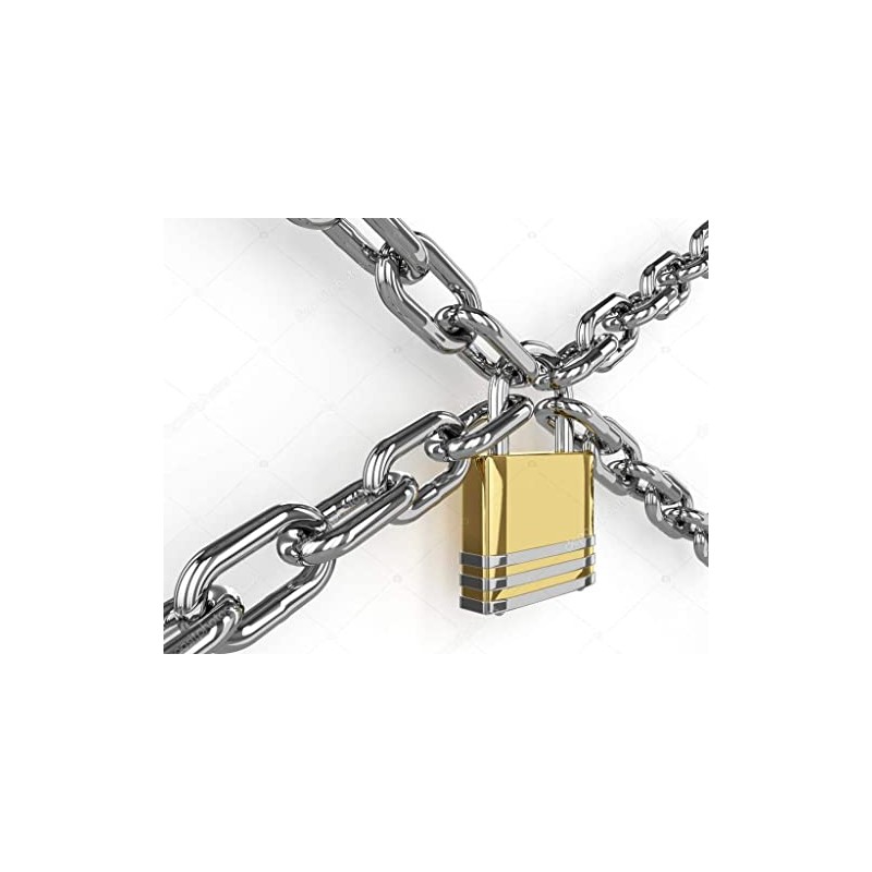 Heavy Duty Galvanized Steel Chain Links Extra Strong Long Length