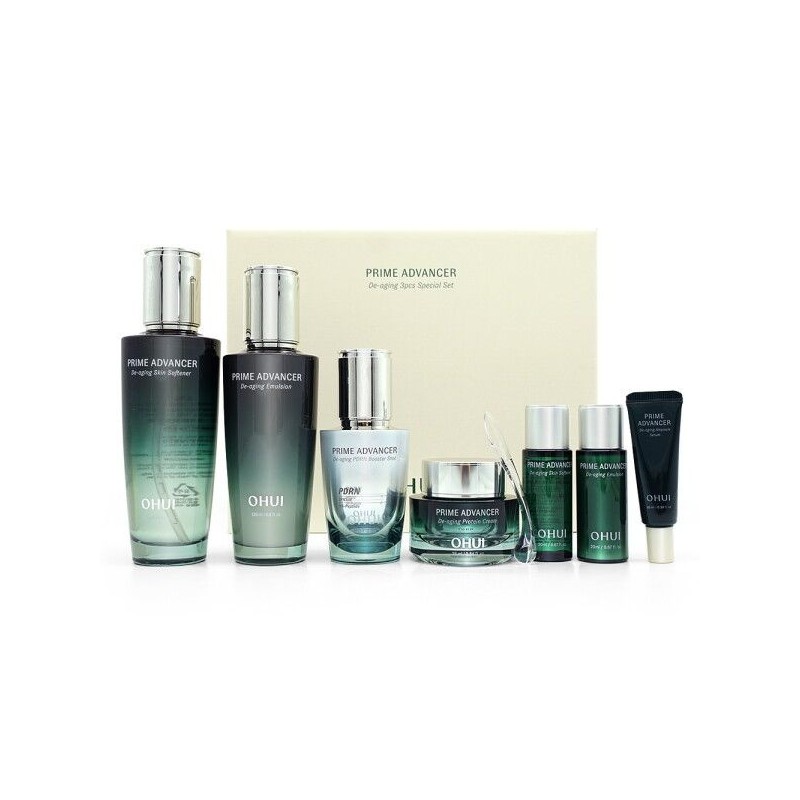 Ohui [OHUI] Prime Advancer De-Aging 3-piece Set (Softner + Emulsion