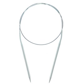 Mdoker Aluminum Circular Knitting Needle Size 4 24 Inch Circular Knitting Needles for Handmade Knitting DIY and Any Weaven Yarn Projects(US Size 4,3.5mm)