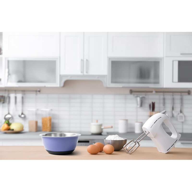 Fox Run Stainless Steel Mixing Bowl, Purple, 2.75 Quart