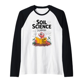 Soil Science Earthworm in Dirt We Trust Raglan Baseball Tee