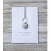 Godfather You are Loved Pewter Keychain and Card