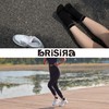 BRISIRA Bamboo Viscose Compression High Ankle Socks Women Athletic Cushioned