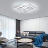 DELIPOP 23 Inch Dimmable Modern Ceiling Light, 36W 3000K/4500K/6000K Color