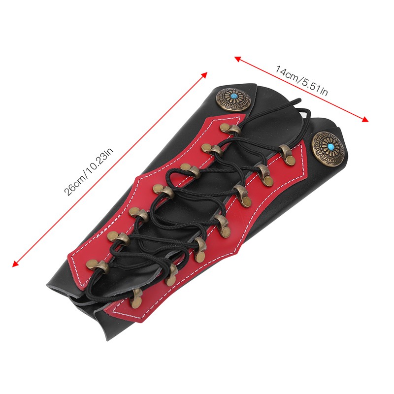 G63 Leather Archery Arm Protector Guard Armband for Shooting Hunting