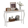 ChooChoo 47 Inch Narrow Console Table, Chic Accent Sofa Table,