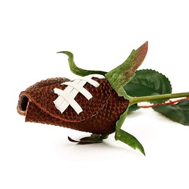 Football Rose - Handmade, Original Design by Sports Roses