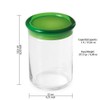 Omada Design jar in Plastic with a Plastic Closing Cap,