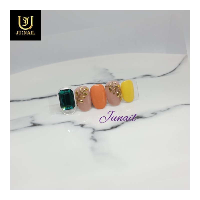Longing Handmade Nail Tips - Long Oval / 그리움 수제네일팁