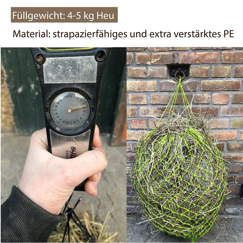 Hay Net for Horses Tight Mesh, Species-Appropriate Feeding, Improves Digestion
