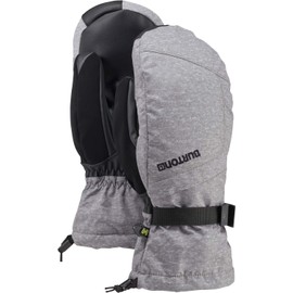 Burton Mens Profile Mitten, Monument Heather, Large