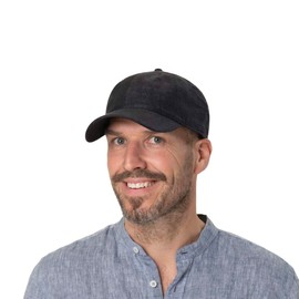 Stetson Sydell Linen Baseball Cap Women/Men - Linen Cap Lined - Summer Cap Adjustable - Cap with UV Protection 40 - Spring / Summer, olive