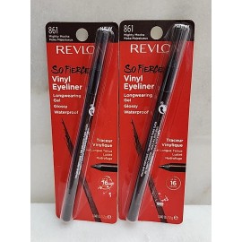 Revlon 2 Revlon 16hr So Fierce Vinyl Eye Liner #861 Mighty Mocha