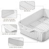 MALACASA 4.4 QT Baking Dish with Rack, 9x13 Large Casserole