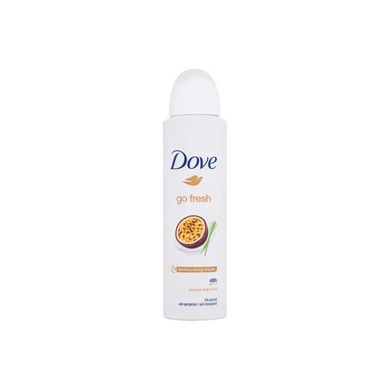 Dove Deodorant Spray – Passion Fruit Scent, 200ml, 48H, 0%