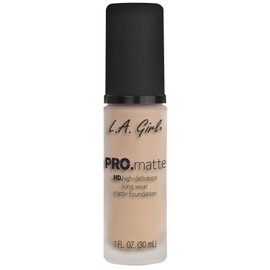 L.A. Girl Pro Matte Foundation, Porcelain, 1 Fluid Ounce