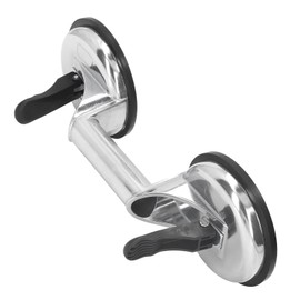 80KG Glass Suction Cup Lifting Moving Mover Aluminium Alloy Vacuum Suction Glass Plate Lifter for Ceramic 2 Jaw