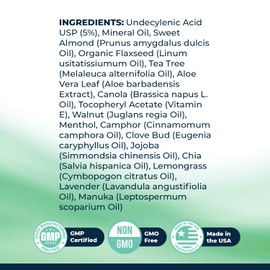 Nature’s NutriWave Kerassentials Oil, 8-IN-1 Plant-Based Formula, Natural Ingredients | Made in USA, No Stimulants, Non-GMO – 15ml, 1 Month Supply